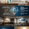 Crompton Dynaray 18W LED Bulb | B22 Base | Cool Daylight