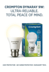 Crompton Dynaray 9W LED Bulb B22 | Cool Daylight