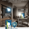 1774253268868 Crompton Dynaray 12W LED Bulb | B22 Base | Cool Daylight